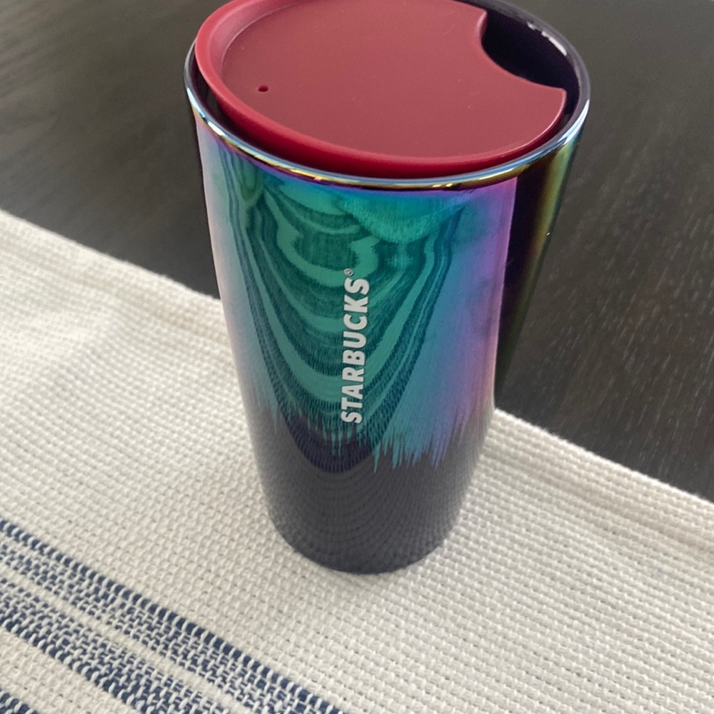 Starbucks Navy Iridescent Ceramic Tumbler 2020
